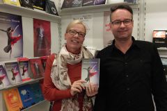 Barbara Petermann auf der Frankfurter Buchmesse 2015.