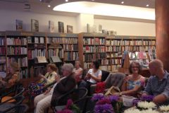 Lesung mit Barbara Petermann in der Buchlounge, Berlin Zehlendorf.